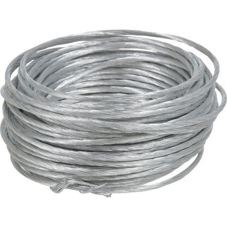 Hillman HILLMAN Steel-Plated Silver Braided Picture Wire 40 lb 1 pk 121112
